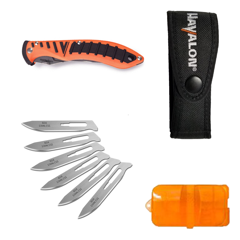Havalon Forge Orange Anglermesser Taschenmesser ✔️BÖKER TIPP✔️ 01HV015 